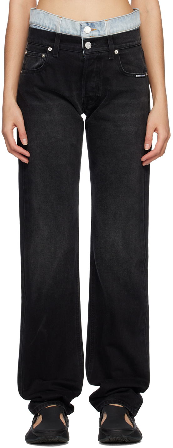 Дънки VETEMENTS VTMNTS Double Waist Jeans Черно | VL16PA400B, 0