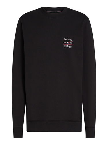 Пуловер Tommy Hilfiger Tommy Hilfiger Stack Sweatshirt Черно | MW0MW38673BDS, 4