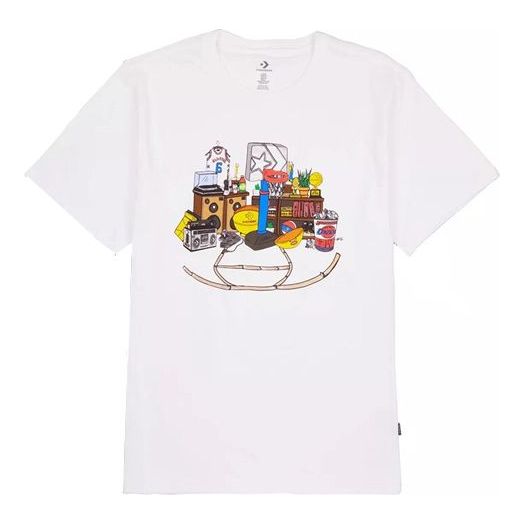 Тениска Converse Converse Graphic T-Shirt Бяло | 10023259-A03