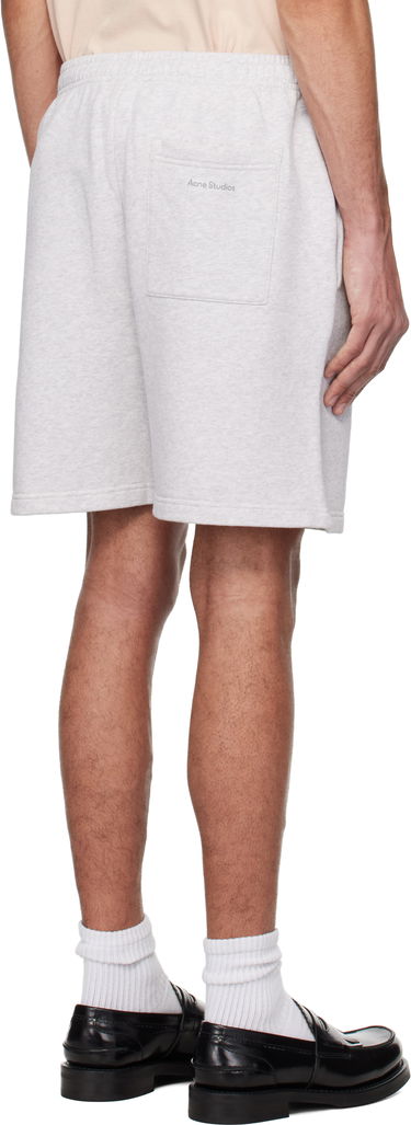 Къси панталони Acne Studios Organic Cotton Shorts Сиво | CE0063-, 2
