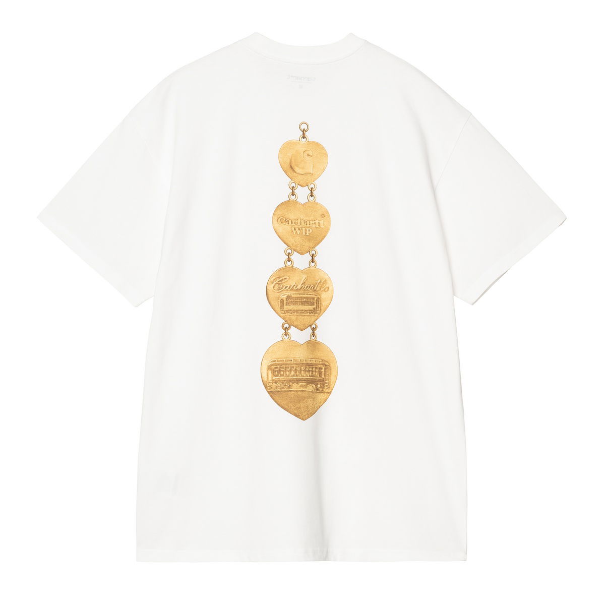 Тениска Carhartt WIP Carhartt WIP Hartt Chain Short Sleeve T-Shirt Бяло | I034663_14, 1