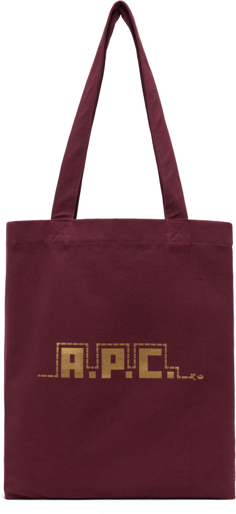 Голяма пазарска чанта A.P.C. Burgundy Lou Tote Bag Бургунди | COHHN-M67001