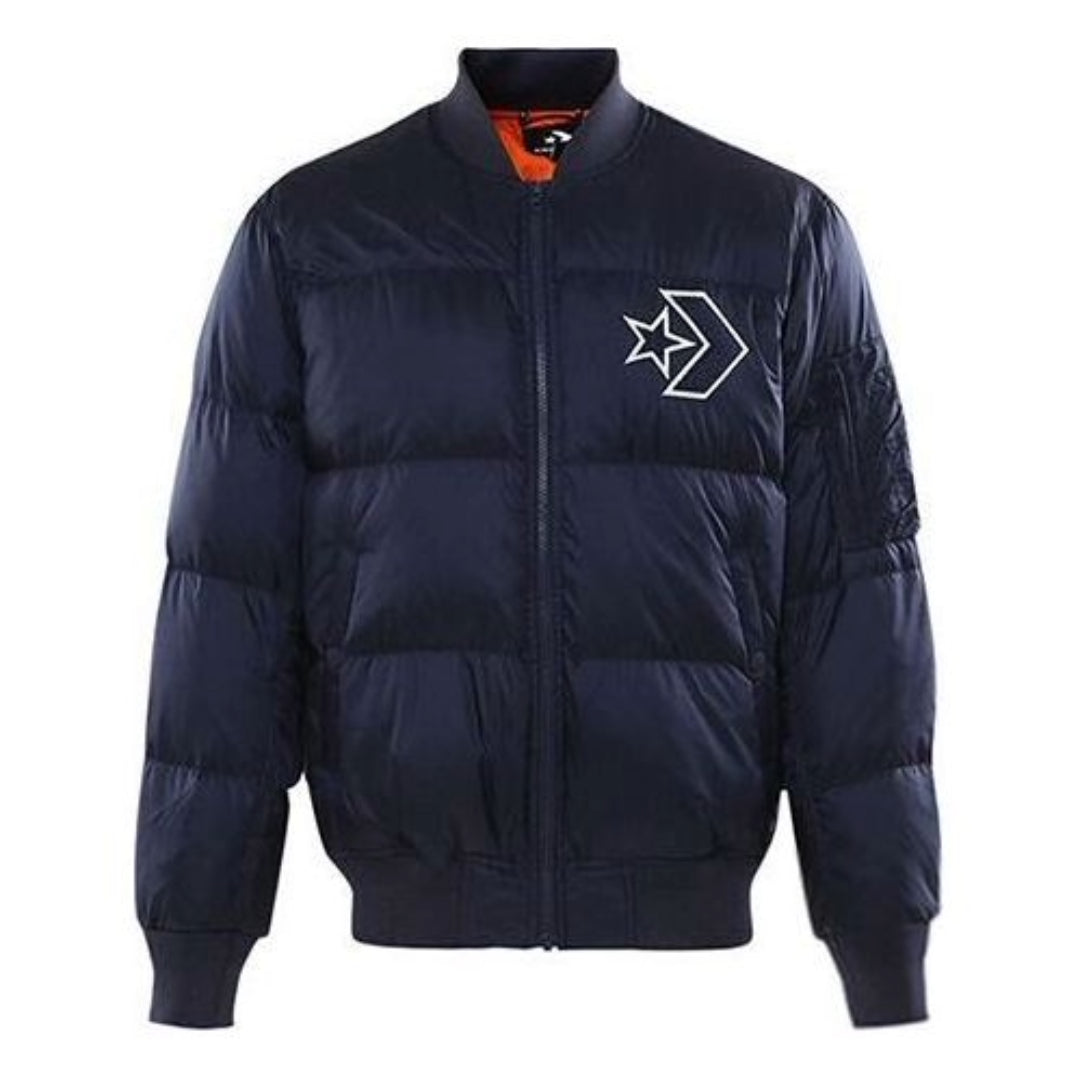 Яке бомбър Converse Star Chevron Puffer Jacket Синьо | 10006883-A02, 0