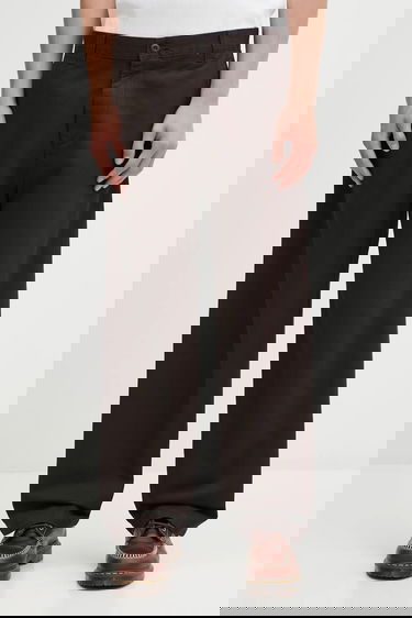 Панталони Carhartt WIP Cotton Wide-Leg Brady Pant Кафяво | I035655.4706, 0