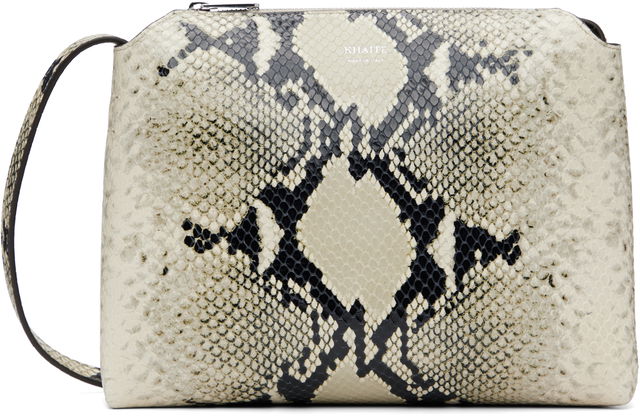 KHAITE Lina Snakeskin Crossbody Bag