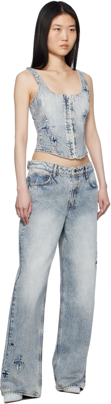 Дънки Ksubi Ksubi Low Rider Klassic Kraftwerk Jeans Синьо | WPS25DJ026, 3