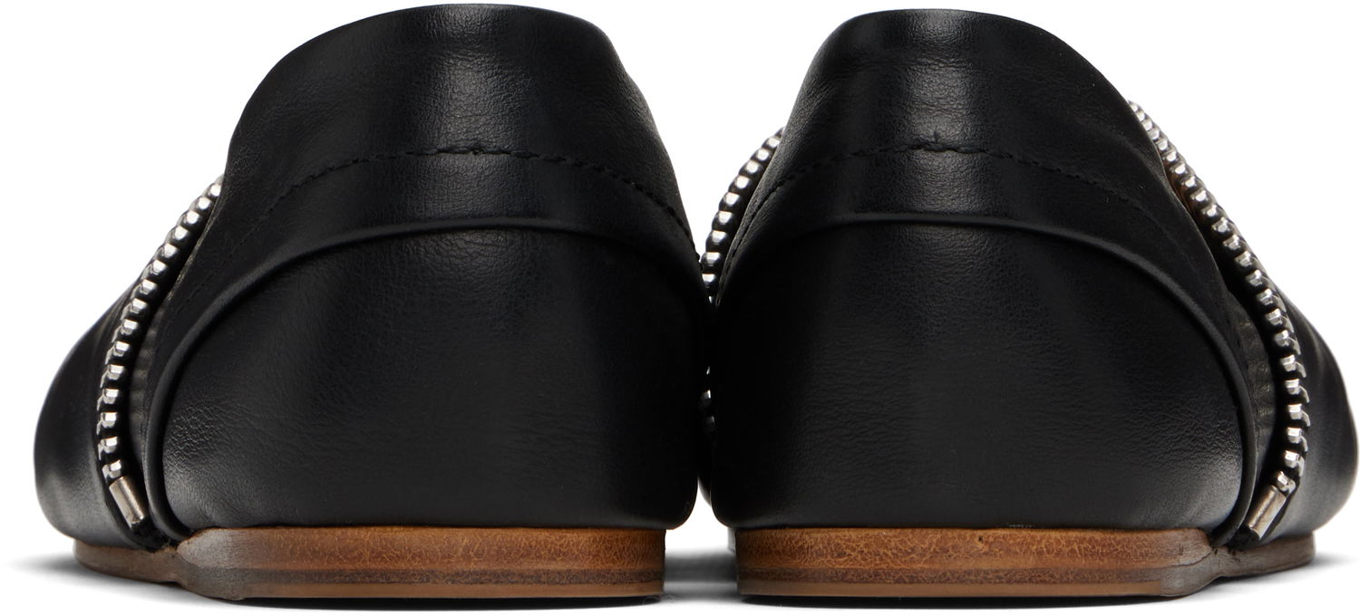 Облекло JW Anderson JW Anderson Biker Zip Ballerina Flats Черно | BL0032-LA0268, 1