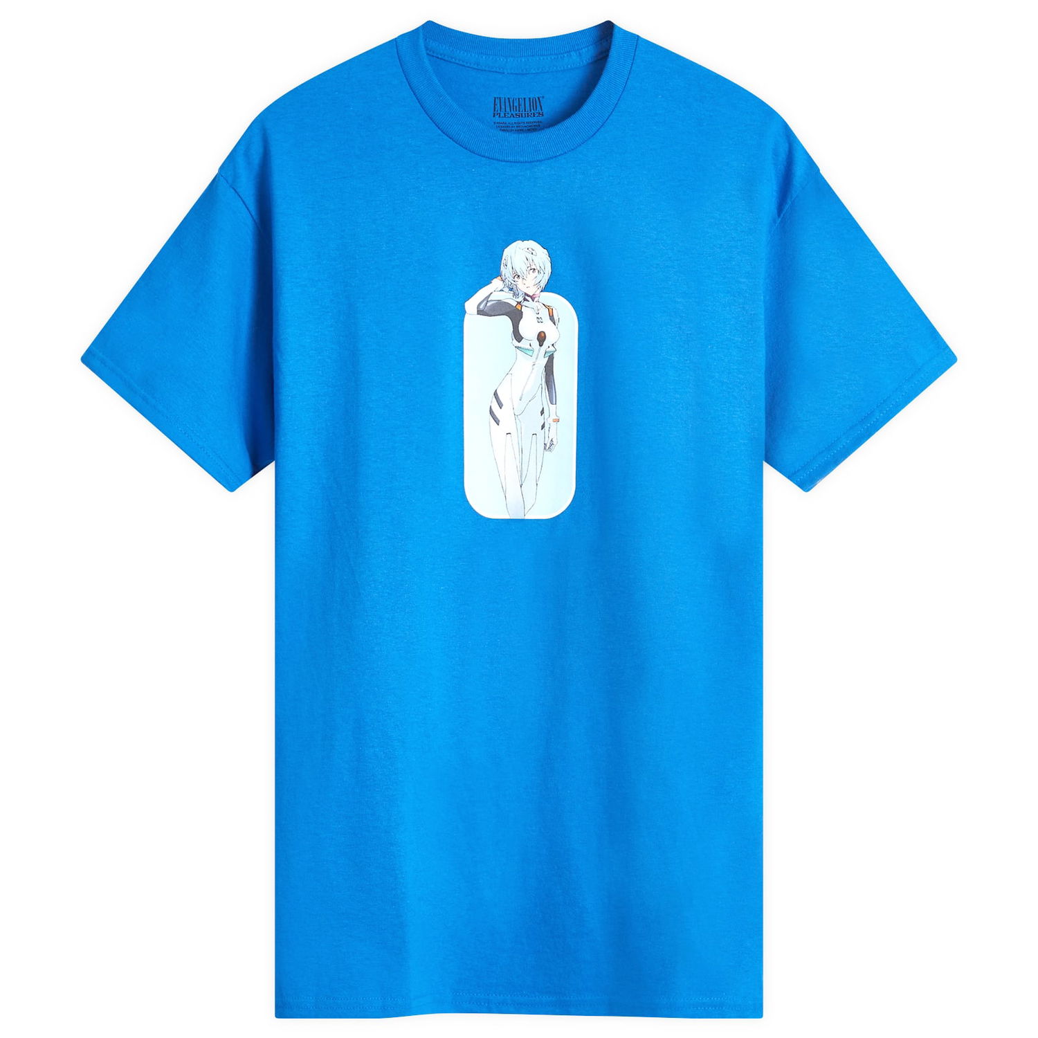 Тениска Pleasures Rei T-Shirt Синьо | P24E014-BLU, 0