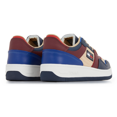 Кецове и обувки Tommy Hilfiger Retro Basket Warm Lined Bleu/bordeaux Многоцветен | EM0EM01074C87, 2