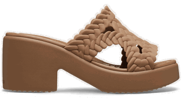 Кецове и обувки Crocs Brooklyn Woven Heel Sandals Кафяво | 209979-2EY, 0