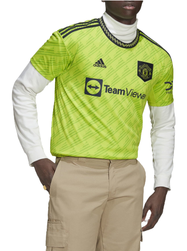 Фланелка adidas Performance Manchester United 2022/23 Зелено | he2981