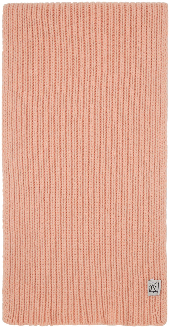 Шал Baserange Baserange Rib Knit Scarf Розово | ACSC-RW-WI23, 1