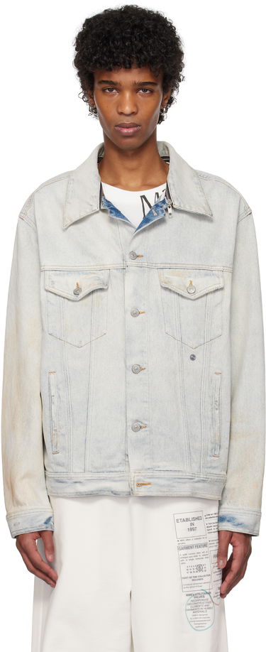 Яке Maison Margiela MM6 Maison Margiela Distressed Denim Jacket Синьо | SH0AM0039 M30018, 0