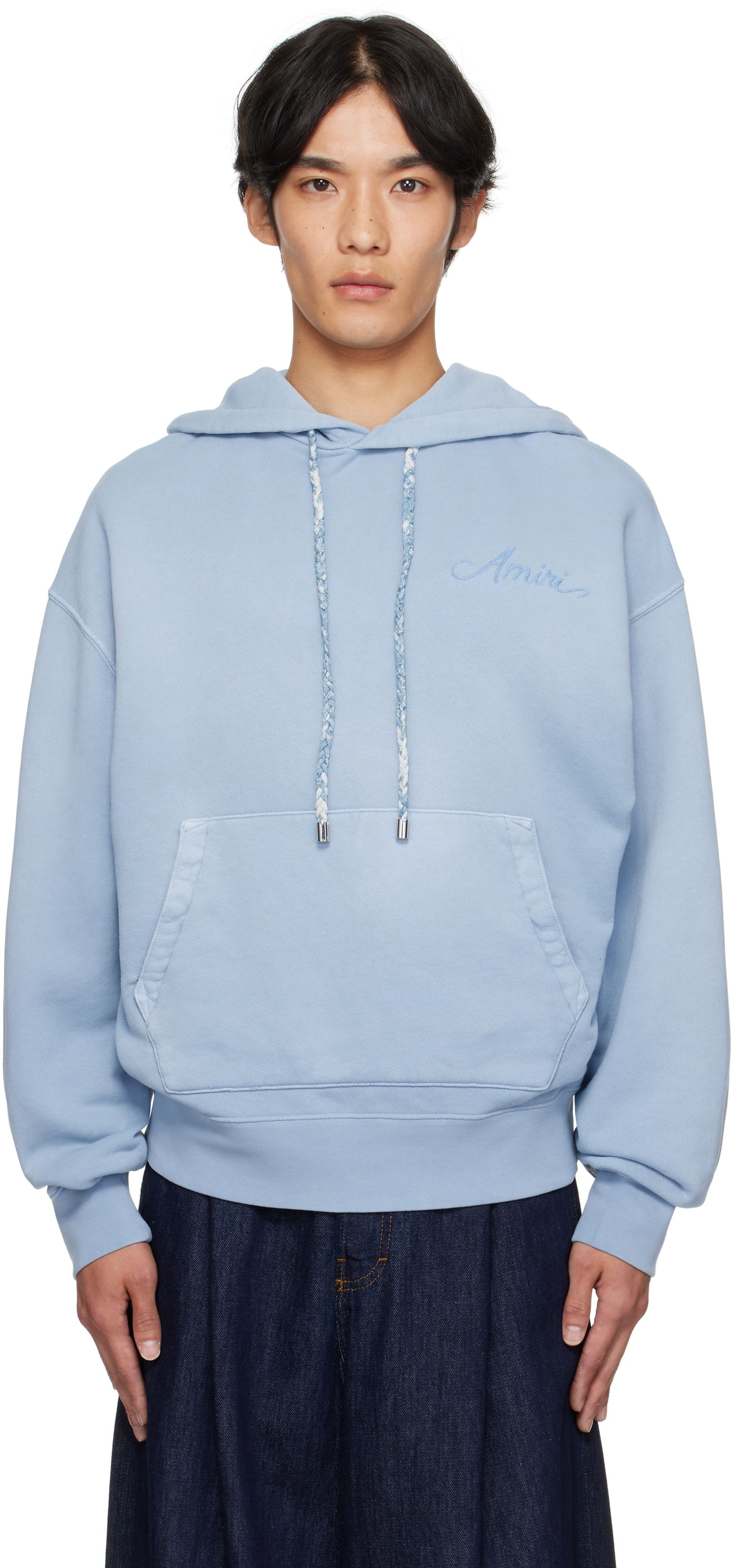Суитчър AMIRI Amiri Bandana Oversized Hoodie Синьо | AMJYHD1117, 0