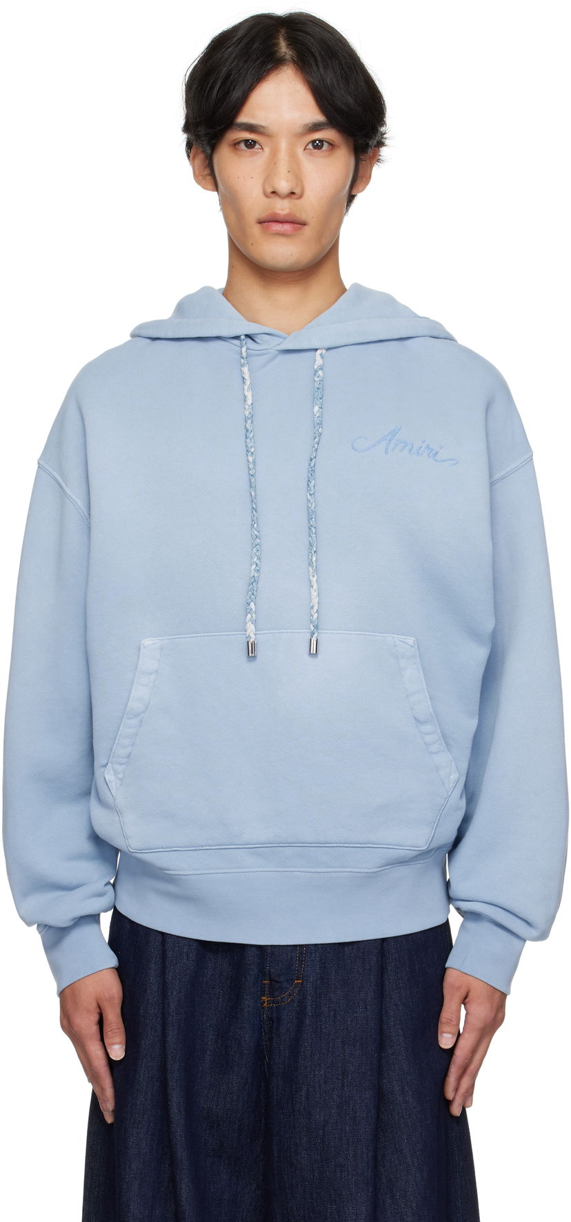 Суитчър AMIRI Amiri Bandana Oversized Hoodie Синьо | AMJYHD1117