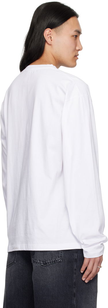 Пуловер We11done We11done Spark Logo Long Sleeve T-Shirt Бяло | WD-TT0-25-752-U-WH, 2