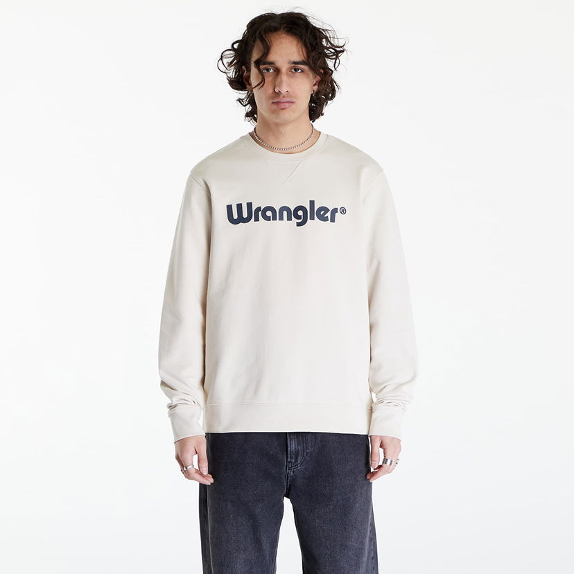 Суитчър Wrangler Logo Crew Sweat Beige Бежово | 112350538