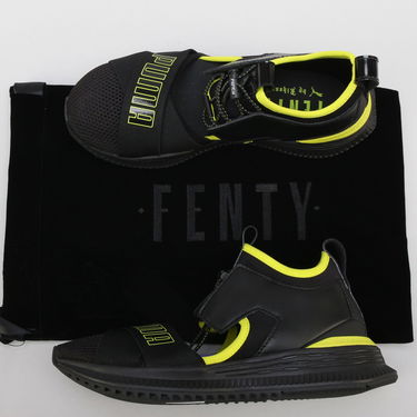 Кецове и обувки Puma Fenty by Rihanna Avid Wn's black / limepunch - black Черно | 367683 01, 5