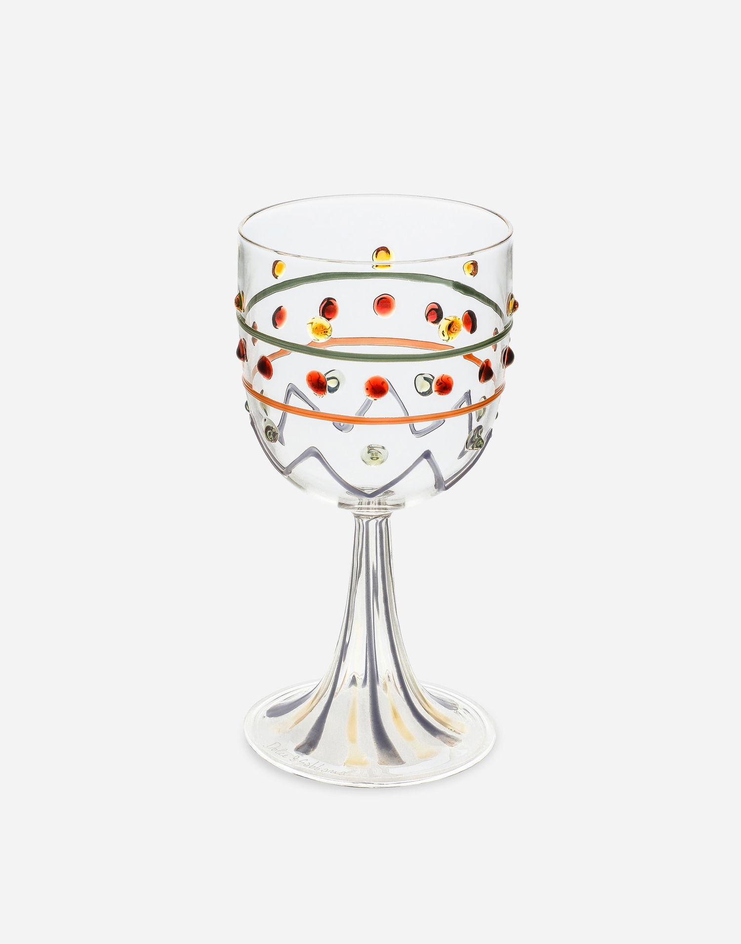 Домашен декор Dolce & Gabbana Multicolor Wine Glass Многоцветен | TCB002TCALVUC120, 0