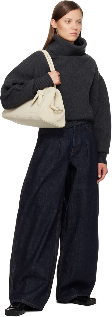 Кецове и обувки Jacquemus La Casa 'The Carré' Polished Leather Penny Loafers Черно | 24HFOW00147AC18A03, 4