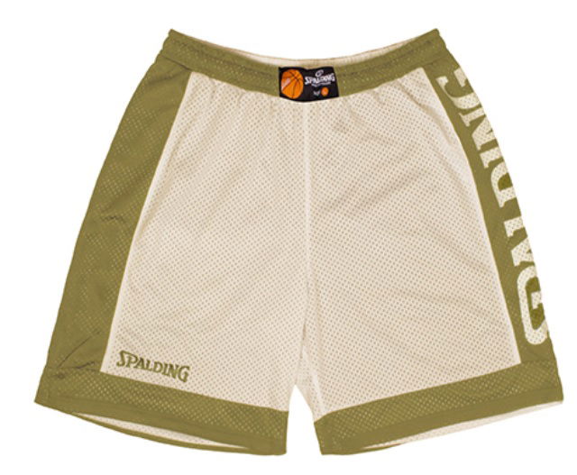 Къси панталони Spalding Spalding Reversible Shorts Бежово | 40221208-khakisilvergrey