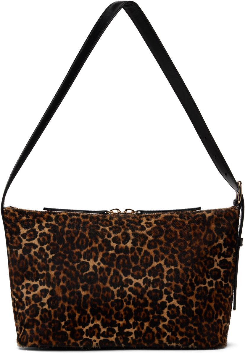 Чанта през рамо A.P.C. Leopard Print Shoulder Bag Кафяво | PXCAU-F61974