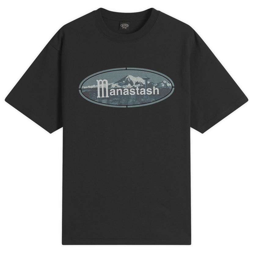 Тениска Manastash Manastash Ridge Logo T-Shirt, Size Small Черно | 7925234001-010
