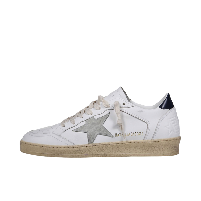 Кецове и обувки Golden Goose Ball Star White Ice Night Blue Бяло | GMF00327.F004603.10270