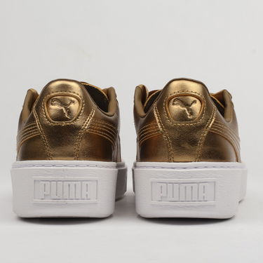 Кецове и обувки Puma Basket Platform Luxe Wn's ermine - ermine Металик | 366687 02, 3