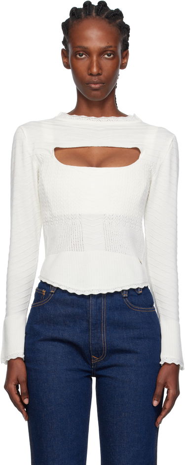 Съкратен топ Vivienne Westwood Vivienne Westwood Maria Corset Top Бяло | 1803006L-Y0006-, 0