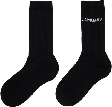 Чорапи Jacquemus Les Classiques 'The Jacquemus' Socks Бяло | 21HACU00003AY00001, 2