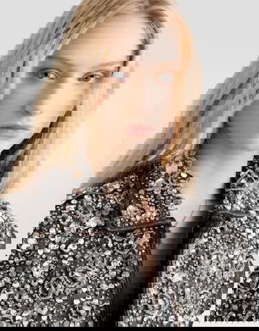 Жилетка Dolce & Gabbana Dolce & Gabbana Vintage Leather Crystal-Embellished Vest Черно | F7BD4ZGDDGAS8400, 3