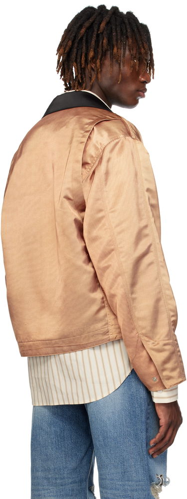 Яке бомбър We11done We11done Printed Work Jacket Кафяво | WD-JK0-25-038-M-BG, 2