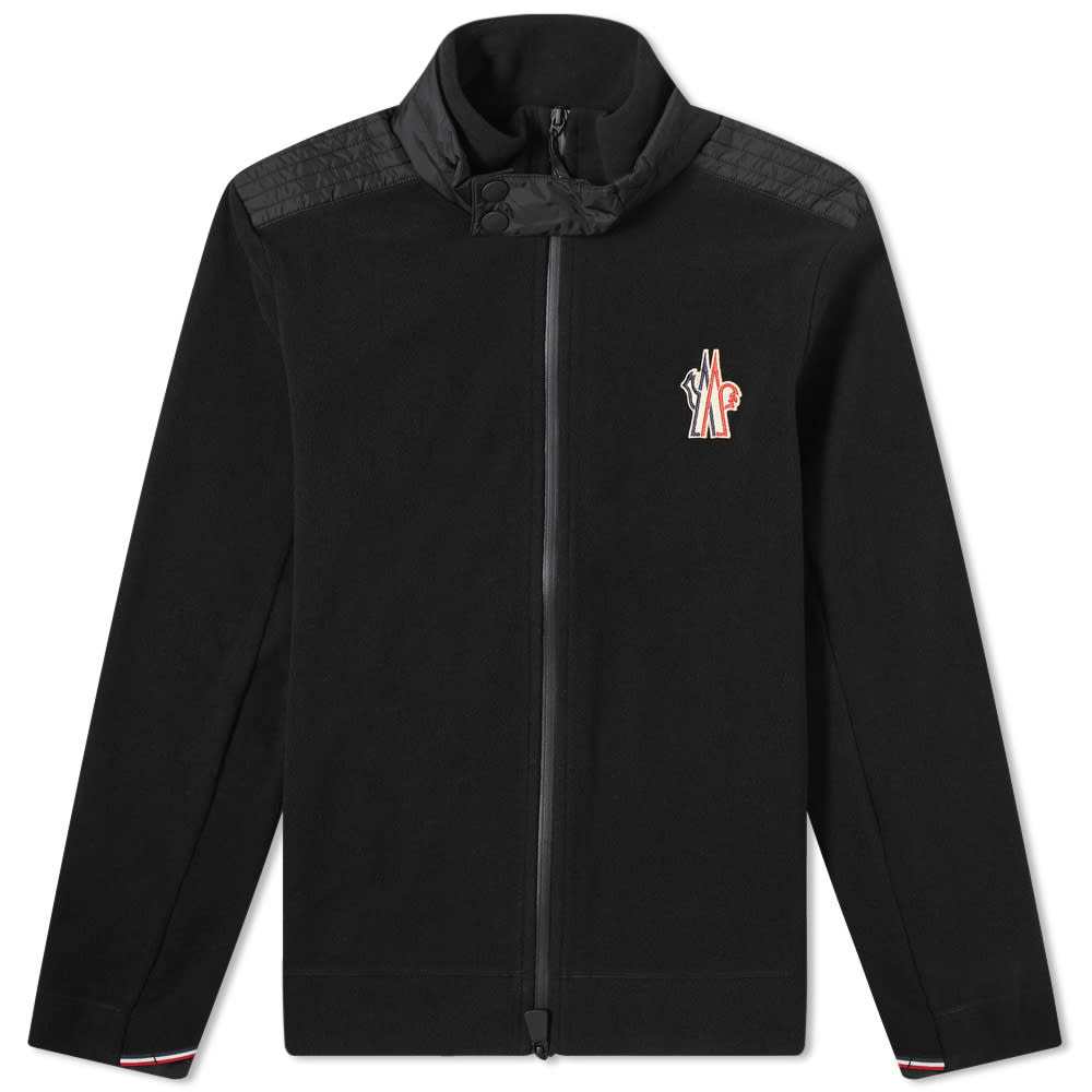 Яке Moncler Grenoble Tricolour Zip Fleece Черно | 8G700-00-80093-999, 0