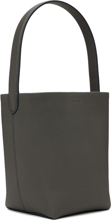 Голяма пазарска чанта The Row Small Leather Bucket Bag Черно | W1314-L129, 3