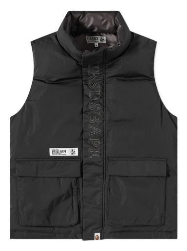 A Bathing Ape Men's Ursus Loose Fit Down Vest Black