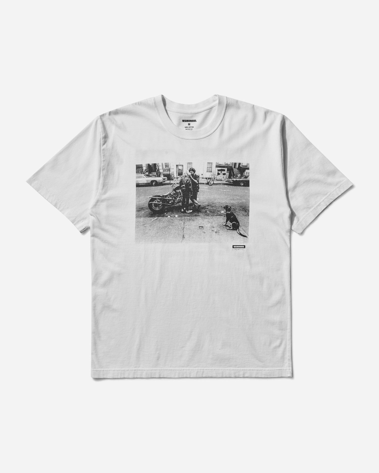 Тениска Neighborhood Osamu Nagahama SS-4 Graphic T-Shirt Бяло | 251PCNON-ST04 WH, 1