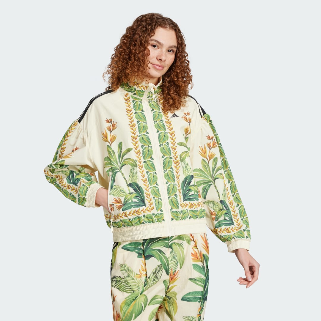 Яке adidas Performance FARM Premium Tropical Print Track Jacket Многоцветен | JD6304, 0