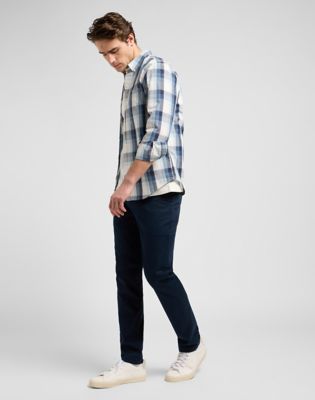 Панталони Lee Slim Chino Pants 38x34 Тъмно синьо | 112370609, 1