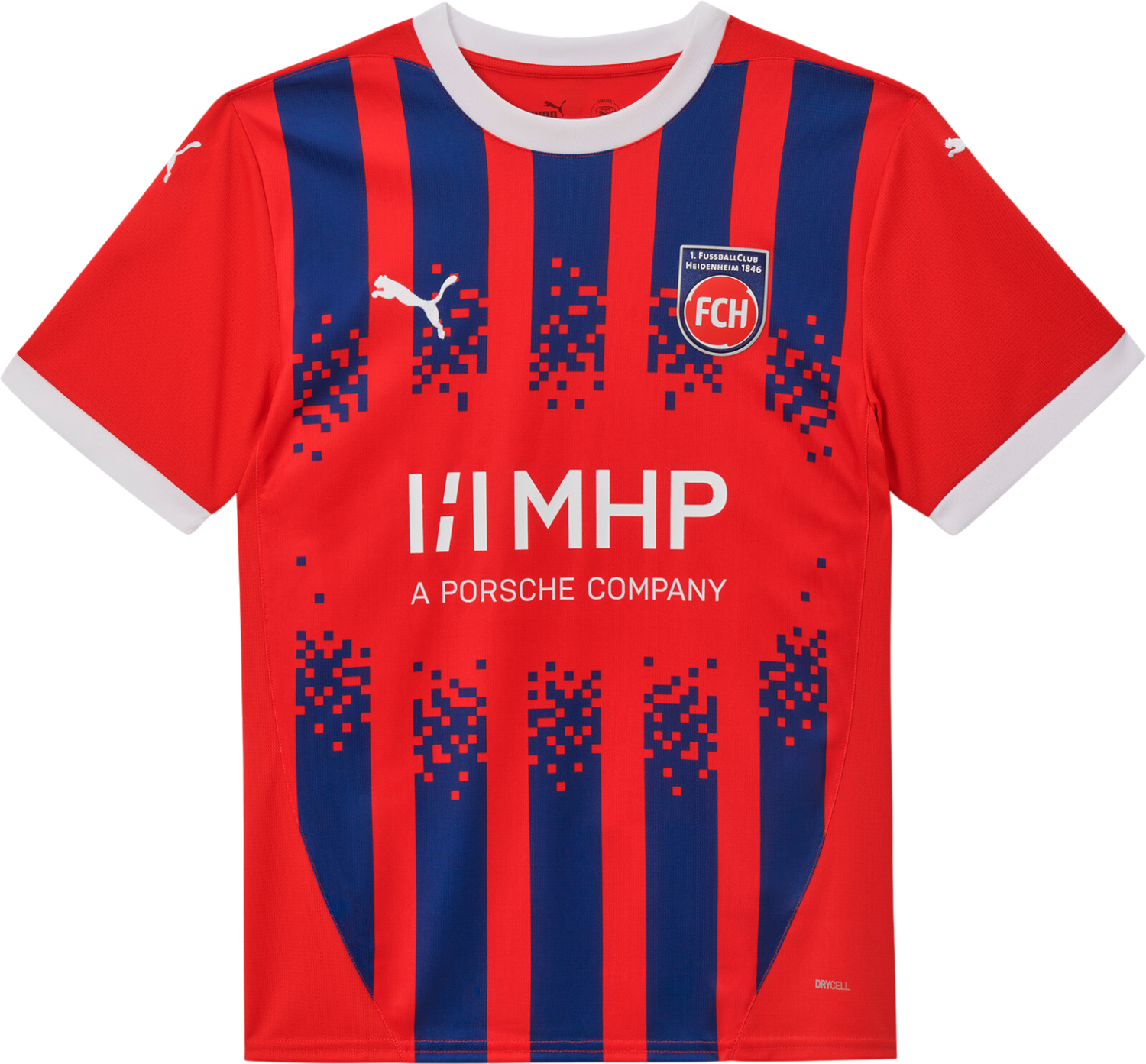 Фланелка Puma FCH Heidenheim Home Jersey Digital Stripe Pattern Многоцветен | 780527-001, 0
