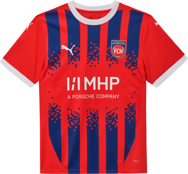 FCH Heidenheim Home Jersey Digital Stripe Pattern