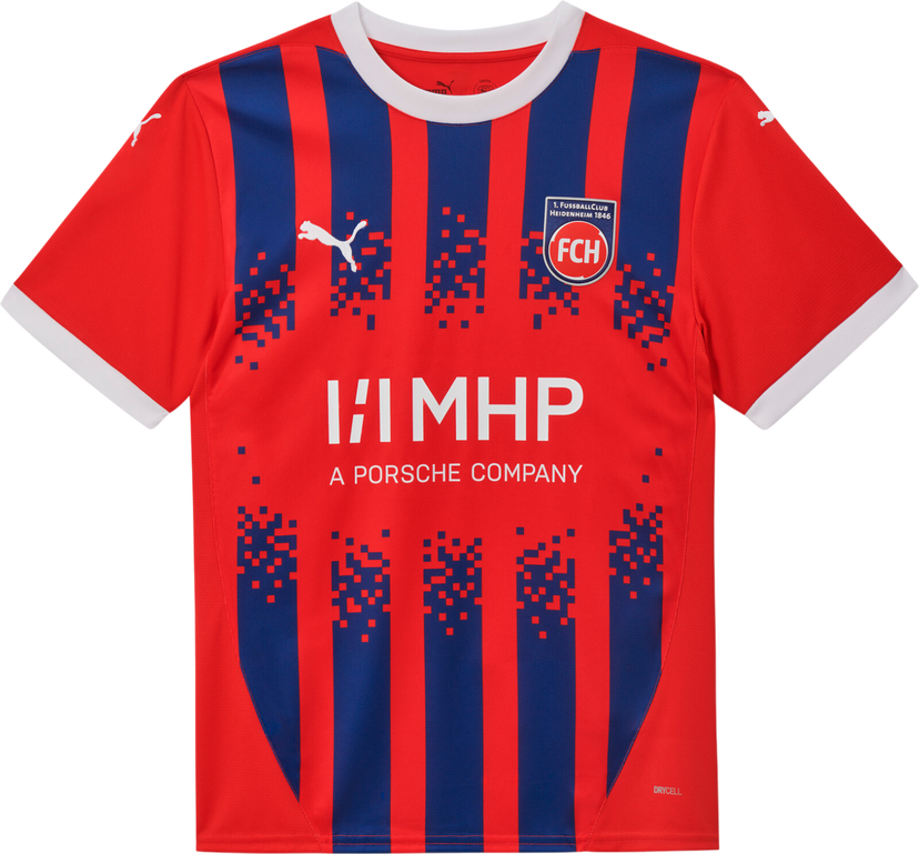 Фланелка Puma FCH Heidenheim Home Jersey Digital Stripe Pattern Многоцветен | 780527-001