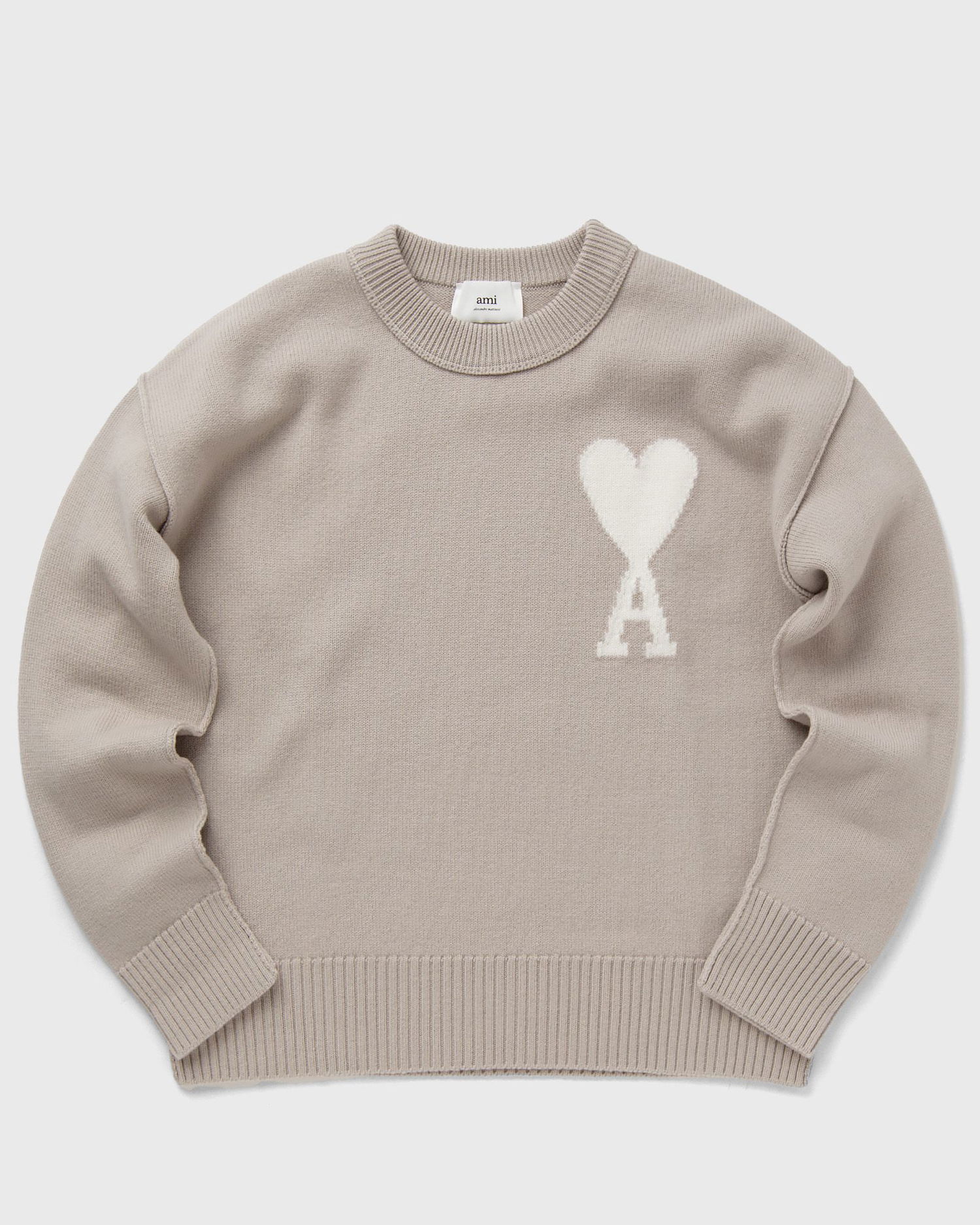 Пуловер AMI Paris Pullover Бежово | UKS006.018-2713, 0
