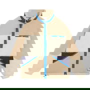 BadFive Graphic Color Block Polar Fleece Jacket