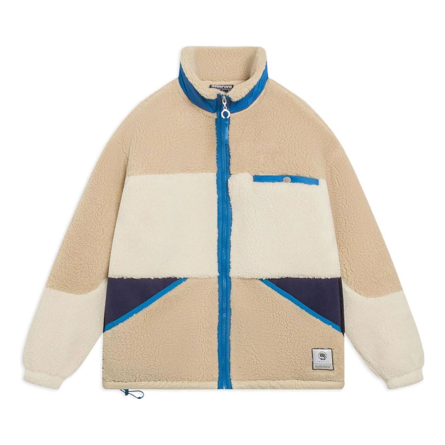 Суитчър Li-Ning BadFive Graphic Color Block Polar Fleece Jacket Бежово | AFDSA71-1, 0