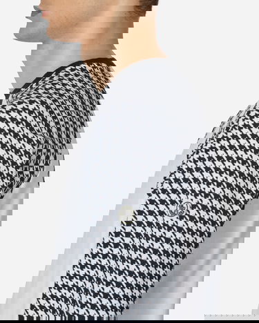 Тениска Moncler FRGMT Houndstooth T-Shirt Бяло | 8D00003M3265 F90, 5