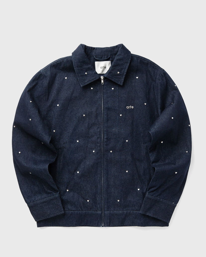 Яке бомбър Arte Antwerp Heart Rivets Denim Jacket Синьо | AW24-054J-NAVY