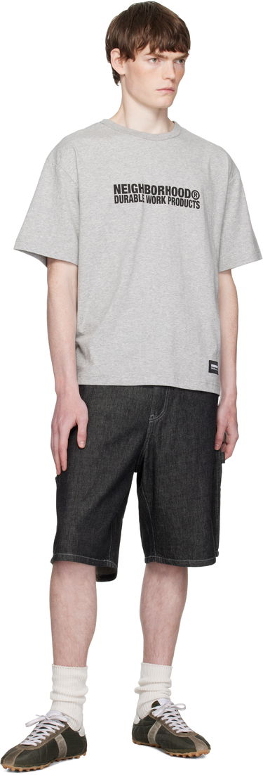 Тениска Neighborhood Neighborhood Sheltech Crewneck T-Shirt Сиво | 251BWNH-CSM02, 3