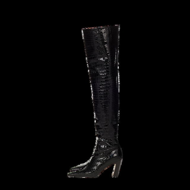 Black 'The Marfa' Over-The-Knee Boots