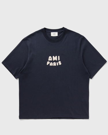 Тениска AMI Ami Paris Boxy T-Shirt Тъмно синьо | UTS075.726-4011, 1